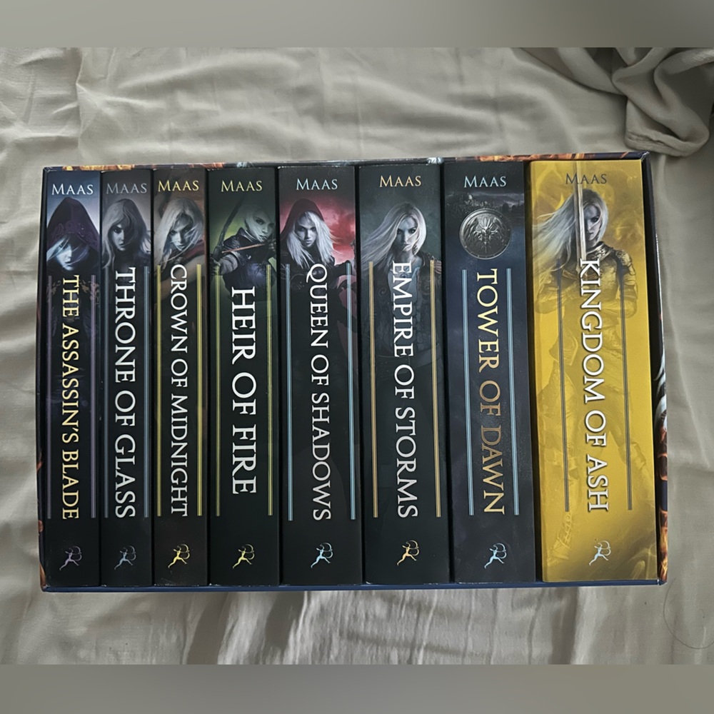 Throne of Glass box set original art by Sarah J Maas new